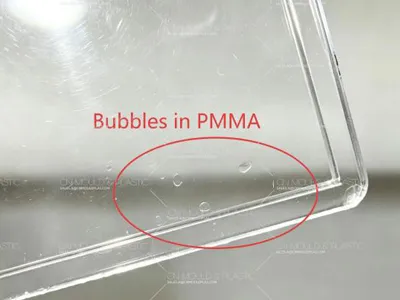 Bubbles in Injection Molded Parts: Causes and Solutions