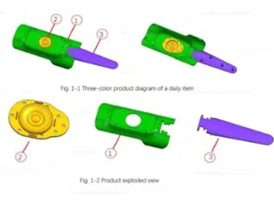 Leverage Structure for Two-Color Molds: A Clever Fix for Countersunk Holes
